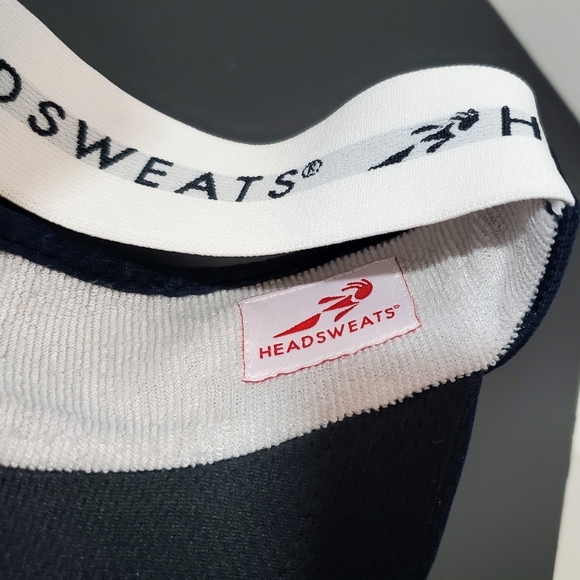 Headsweats Supervisor Navy Blue & White Sun Visor - One Size - Picture 7 of 7